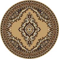 Alfa Carpets Kusový koberec Teherán T-102 beige kruh