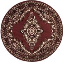 Alfa Carpets Kusový koberec Teheran T-102 brown kruh