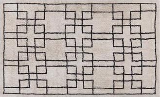 Bavlnený koberec 140 × 200 cm béžový TURHAL, 305170