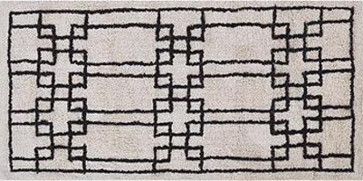 Bavlnený koberec 80 × 150 cm béžový TURHAL, 305147