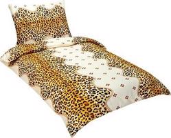 Bellatex Krepové – 140 × 220, 70 × 90 cm – leopardí vzor
