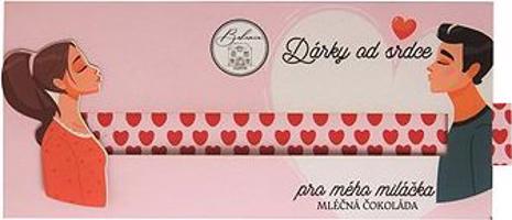 BOHEMIA GIFTS Darčeková interaktívna čokoláda od srdca z lásky 100 g