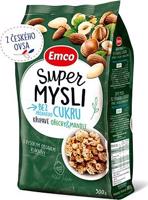 Emco Super mysli bez pridaného cukru orechy a mandle 500 g