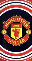 FotbalFans Osuška Manchester United FC, farebná, 100 % bavlna, 70 × 140 cm