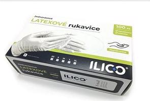 ILICO latexové rukavice, 100 ks
