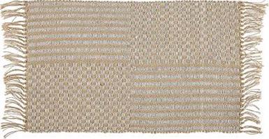Jutový koberec 50 × 80 cm béžový ADABAG, 245913