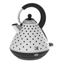 Kalorik JK 1045RWBDN rýchlovarná kanvica Dots, 1,7 l, biela