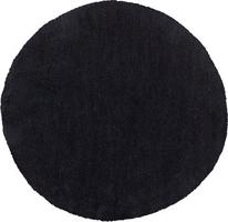 Koberec čierny kruhový ? 140 cm DEMRE, 122355