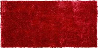 Koberec shaggy, 80 x 150 cm červený EVREN, 186374