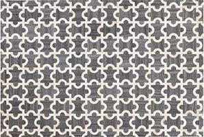 Kožený koberec 160 × 230 cm sivo-béžový YEDISU, 237973