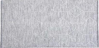 Krátkovlasý koberec krémovo sivý 80 × 150 cm EDREMIT, 164817