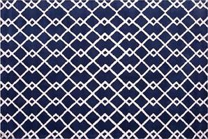 Modrý geometrický koberec 160 × 230 cm SERRES, 73683