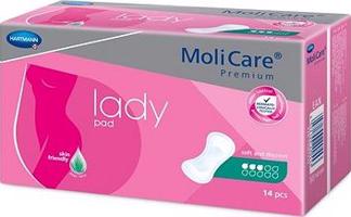 MOLICARE Lady 3 kvapky inkontinenčné vložky 14 ks