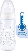 NUK FC+ Fľaša s kontrolou teploty 300 ml – biela