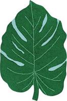 Prírodný koberec, ručne tkaný Monstera Leaf 120 × 180 cm