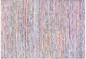 Rôznofarebný bavlnený koberec vo svetlom odtieni 160 × 230 cm BARTIN, 57536