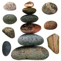 Samolepiaca dekorácia Stones, 30 x 30 cm