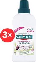 SANYTOL Dezinfekcia na bielizeň Aloe Vera 3× 500 ml