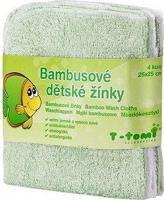 T-tomi Bambusové hubky 4 ks – Zelené