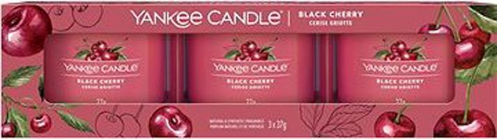 YANKEE CANDLE Set Black Cherry Sampler 3× 37 g